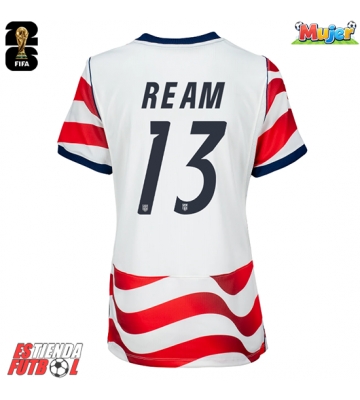 Estados Unidos Tim Ream #13 Primera Equipación Mujer Mundial 2026 Manga Corta
